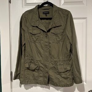 Talbots Green Utility Jacket Women's size Large